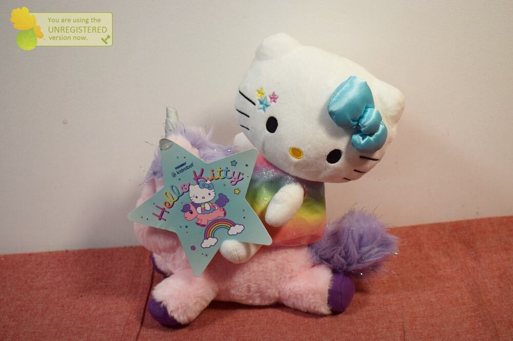 NECA Sanrio: Hello Kitty Unicorn Kitty 13" Medium Plush (Marks)